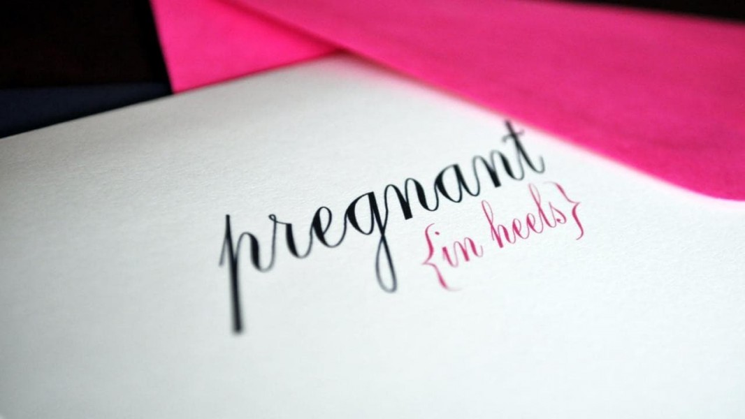 Pregnant in Heels