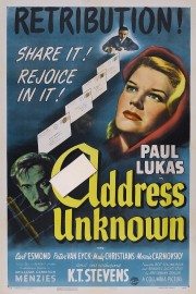 Watch free Address Unknown movies online