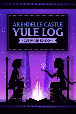 Watch free Arendelle Castle Yule Log: Cut Paper Edition full