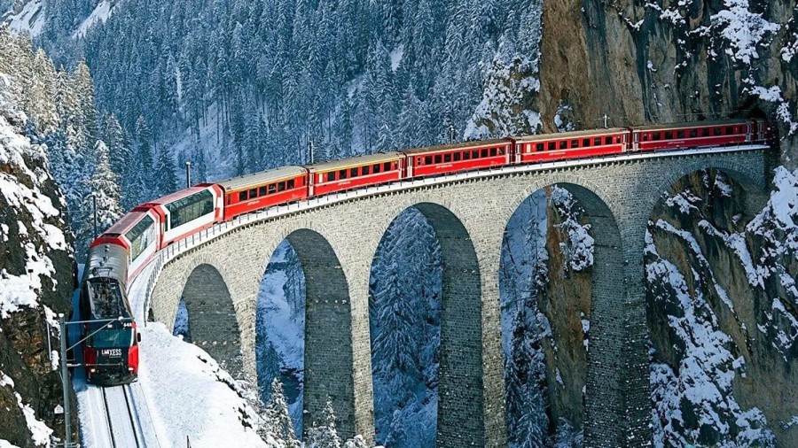 Magical Train Journeys In Switzerland